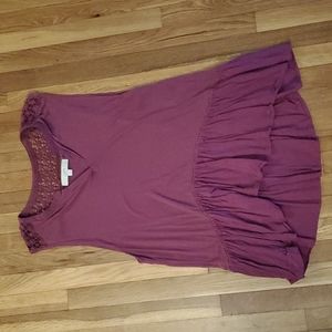 Anne Taylor Loft peplum top